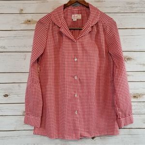 Vintage | Red Gingham Top